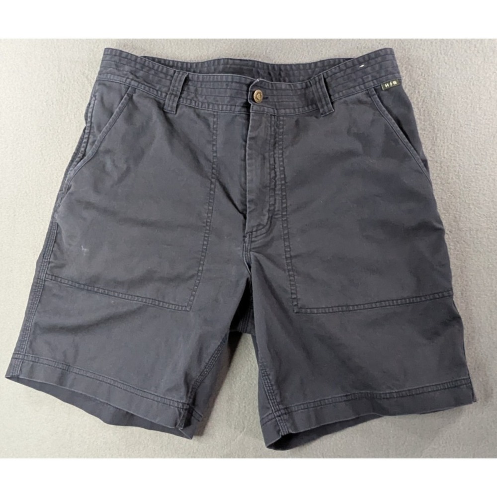 Howler Brothers Horizon Hybrid Shorts Mens 34 Blue Micro-Corduroy Fishing Hike